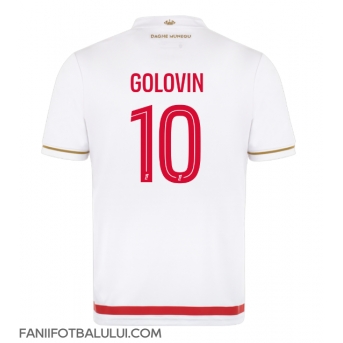 AS Monaco Aleksandr Golovin #10 Tricou Fotbal Replică 2025-26 Barbati Acasa